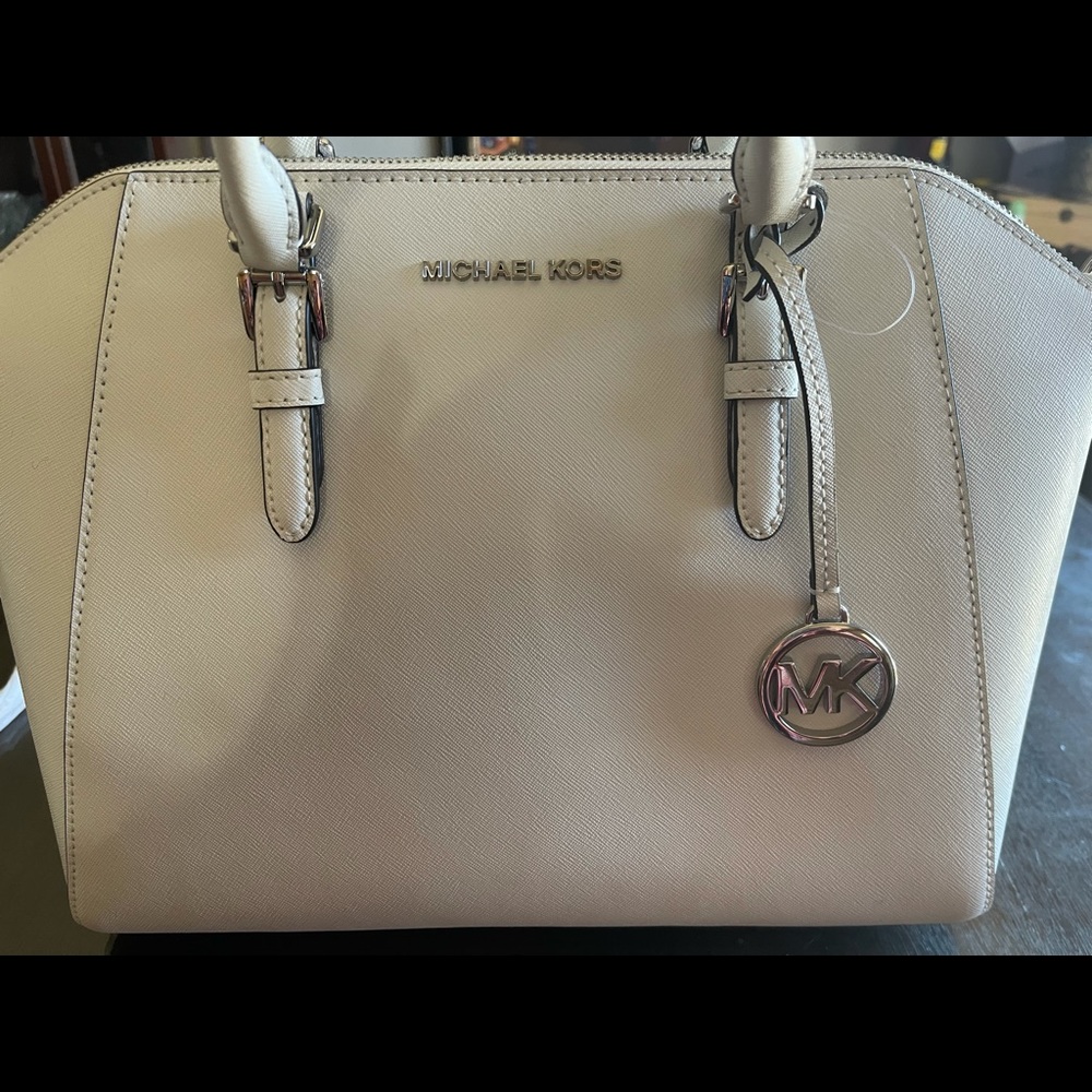 Michael Kors Optic White Satchel